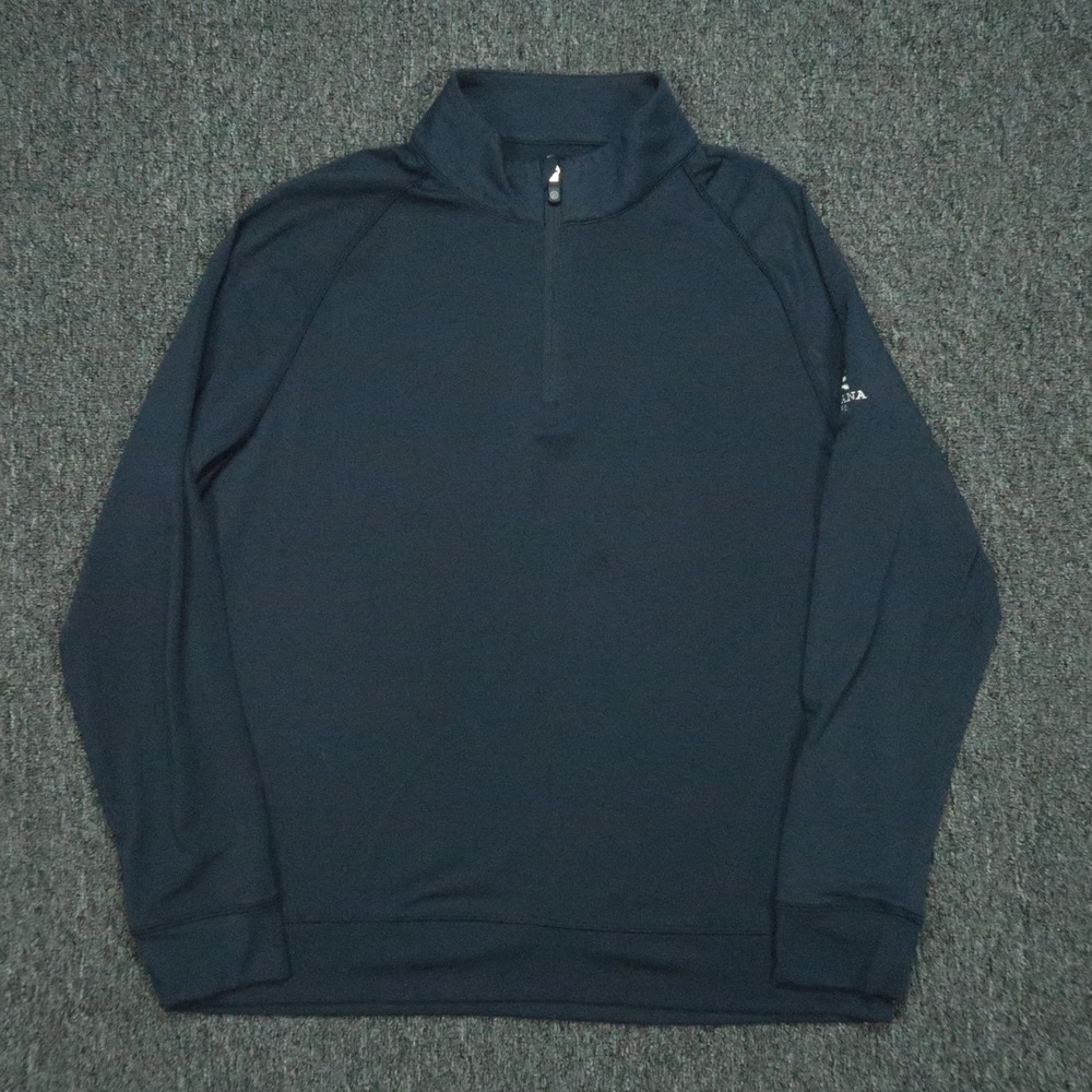 G/FORE Pullover Mens Large Blue Luxe‎ Tech Performance Golf Quarter Zip Stretch